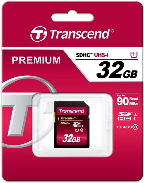 Transcend 32GB SDXC/SDHC Class 10 USH-I (Premium) Memory Card - Image 2