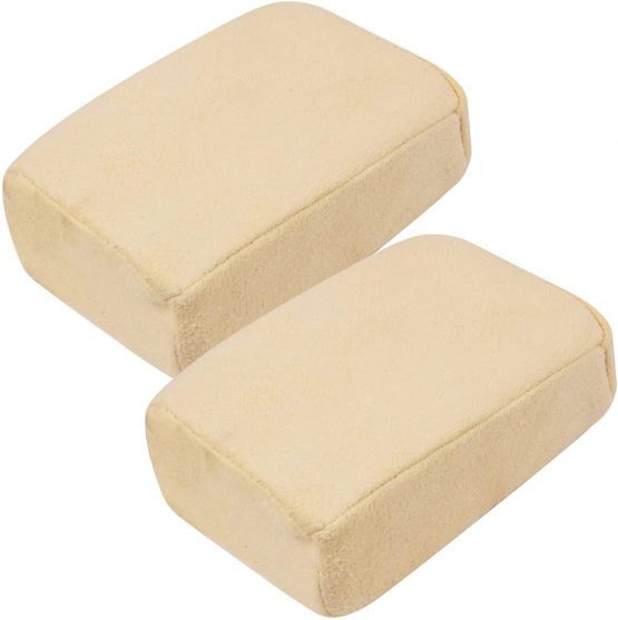 GADLANE Genuine Chamois Pads Absorbent Car Care Demist Windscreen Mirrors Glass Window No Smear Sponge Cleaning Fog Remover (Pack Of 2) - Image 3