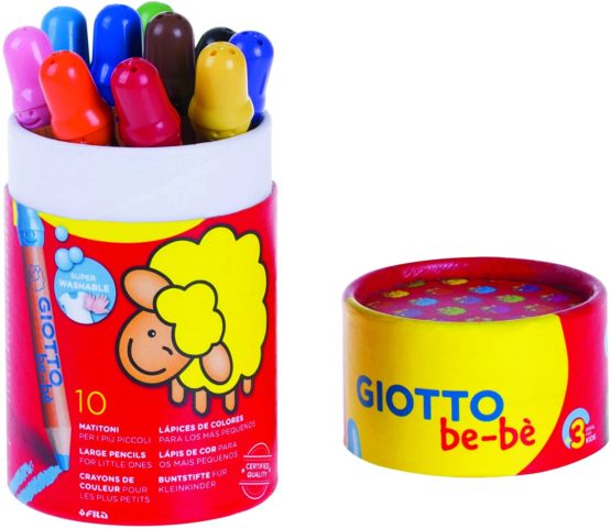 GIOTTO BEBE POT 10 COLOURED PENCILS - Image 3