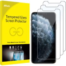 JETech Screen Protector for iPhone 11 Pro, iPhone Xs and iPhone X 5.8-Inch, Case Friendly, Tempered Glass Film, 3-Pack