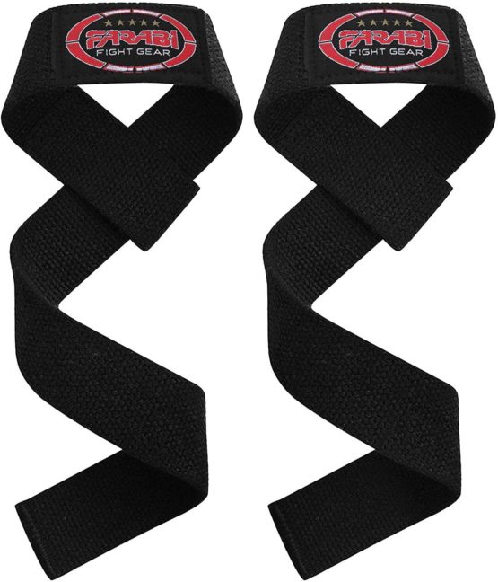 Farabi Sports Weight Lifting Gym Bar Straps No Slip With Modern Gel Flex Grips for Training, Powerlifting, Deadlift, Bodybuilding - Image 2