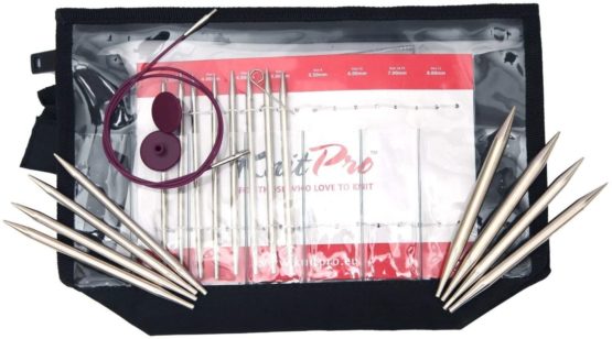 KnitPro KP10613 Nova Metal Interchangeable Needle Deluxe Set, Silver