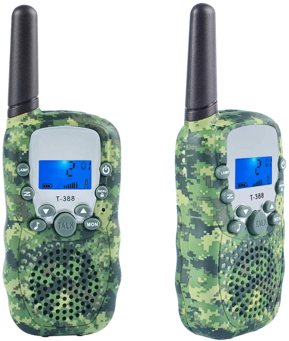 Coolzon Walkie Talkie Kids with 3km Long Distance Range, 2 Pcs Walky