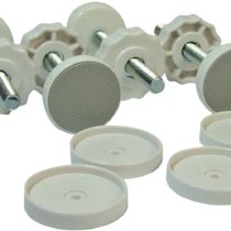 Dreambaby Baby Safety Gate Tension Bolt Replacement Kit - for Pressure Mounted Gates - White - 4 Pack - Model F956W