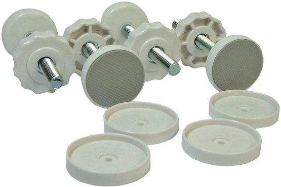 Dreambaby Baby Safety Gate Tension Bolt Replacement Kit - for Pressure Mounted Gates - White - 4 Pack - Model F956W