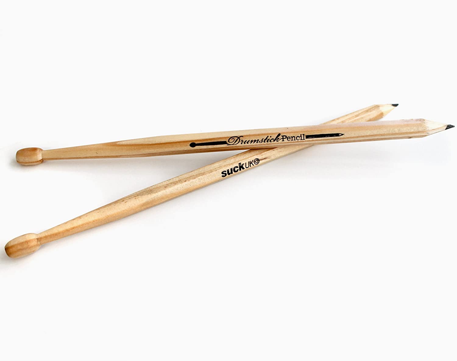 Suck UK Drumstick Pencils, Yellow, 1 count (Pack of 2) - Image 4