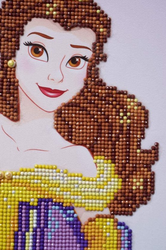 Vervaco Diamond Painting Kit: Disney Belle, Multi-Colour, 25.5 x 25.5cm - Image 3