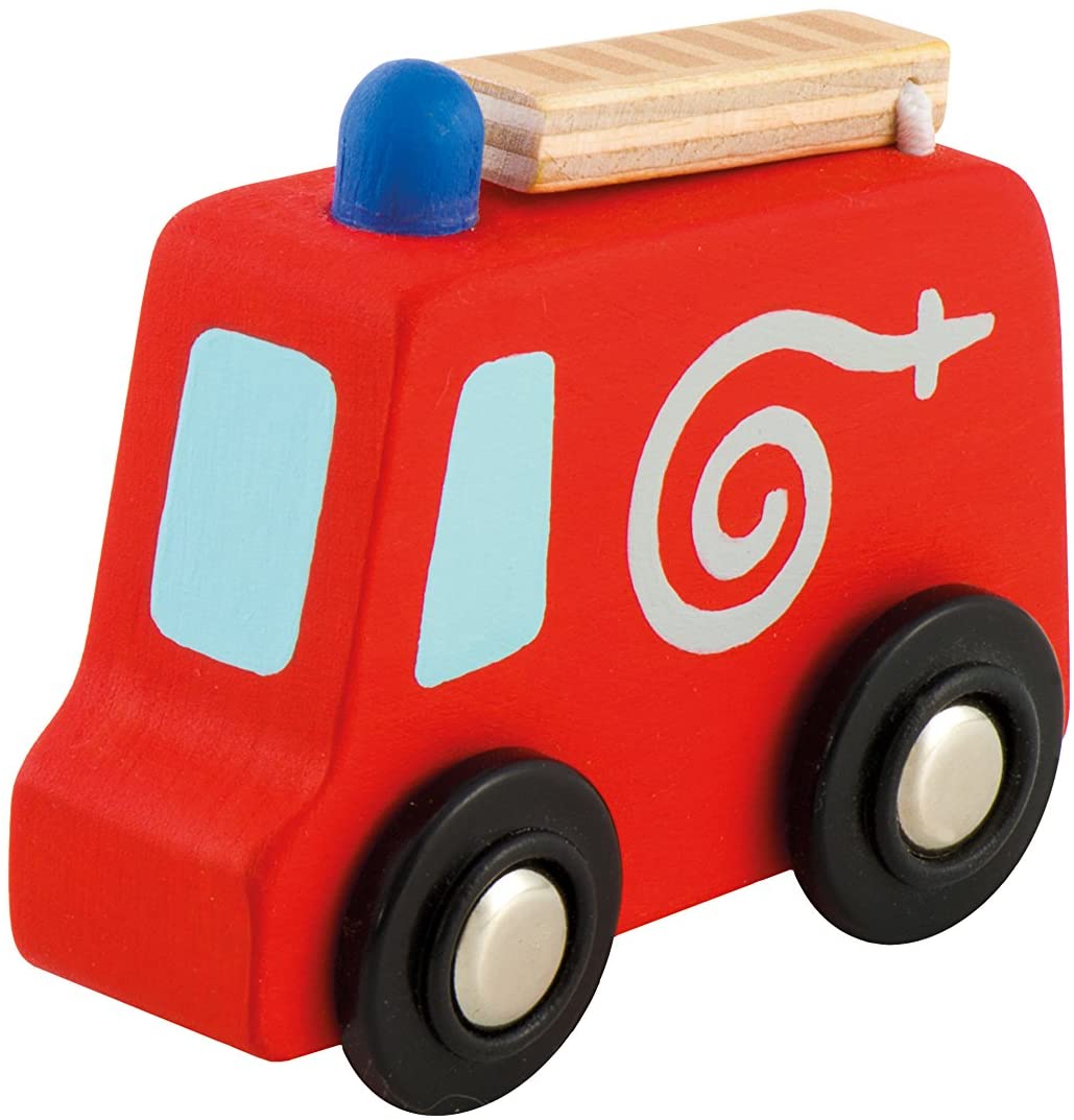 Sevi Wooden Miniature Mini Fire Engine – BigaMart