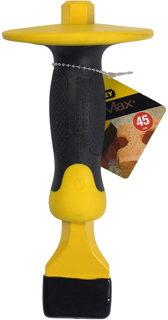Stanley 418333 FatMax Masons Chisel 1.3/4 x 8.1/2-Inch with Guard - Image 3