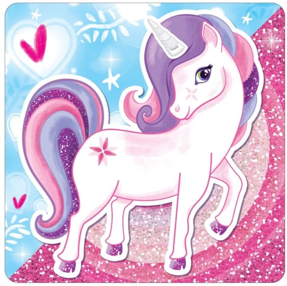 Henbrandt Pin The Horn On The Unicorn Party Game Girls Kids Fairies Accessories Birthday, Multicolor, Small - Image 2