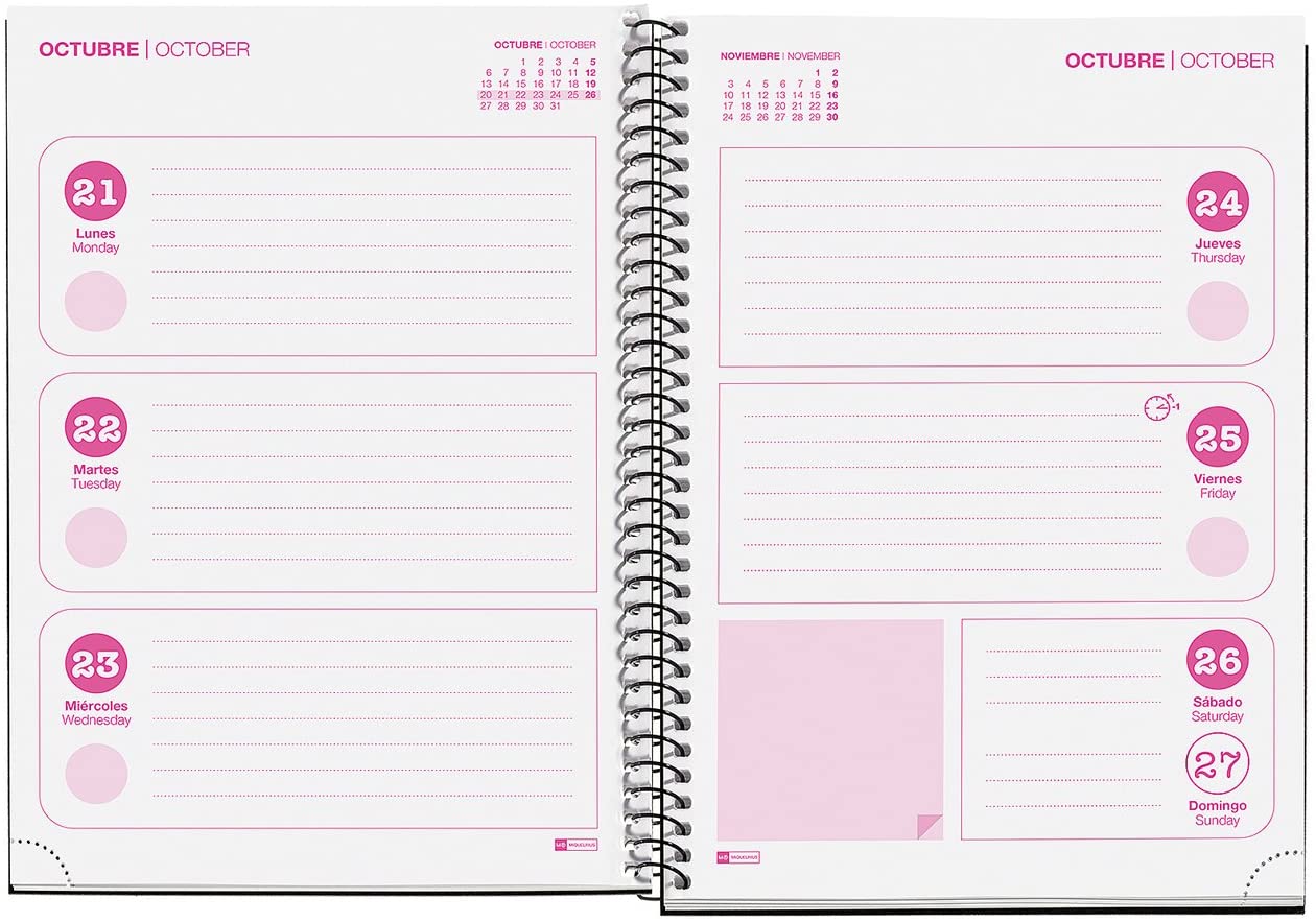 Jordi Labanda 270035 - School Agenda Plus, 155 x 215 mm, Week to View, Design Kawaii, Unica - Image 2