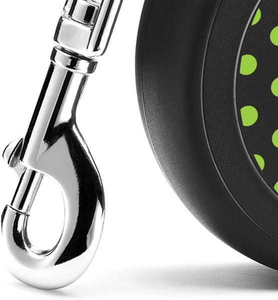 flexi Design Retractable Lead, Medium, 5 m, Black/Green - Image 4