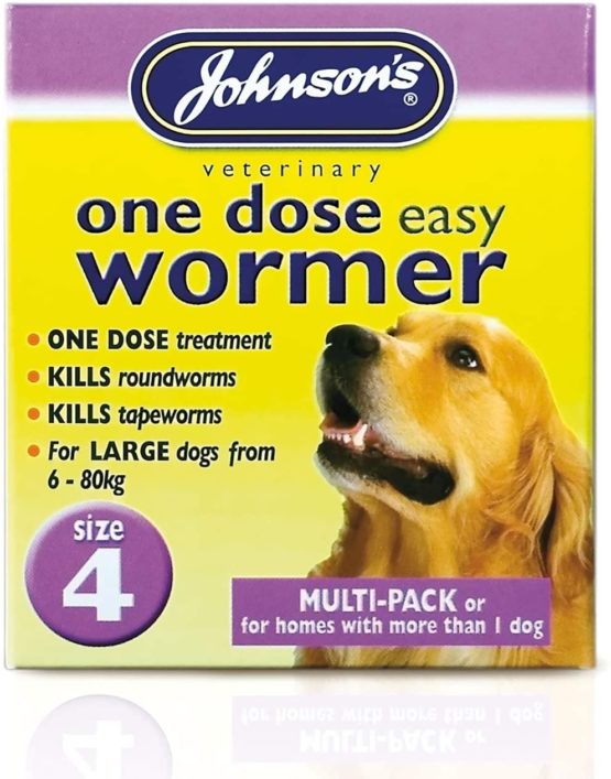 Johnson's Vet Easy One Dose Wormer, Size 1