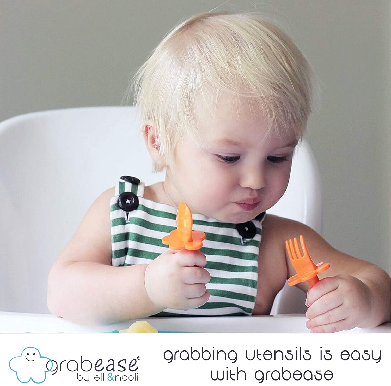 Grabease SelfFeeding Baby Cutlery Set BigaMart