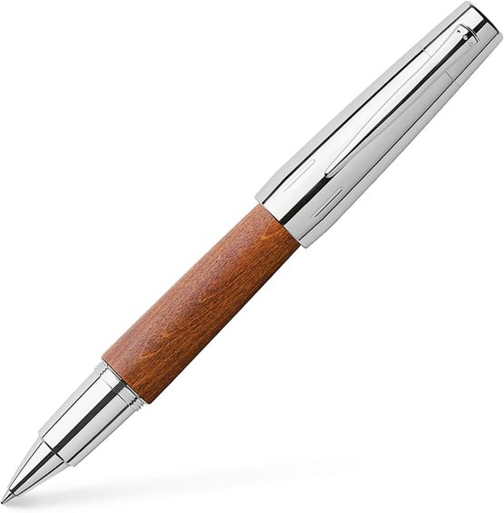 Faber-Castell Emotion Brown Wood Rollerball Pen