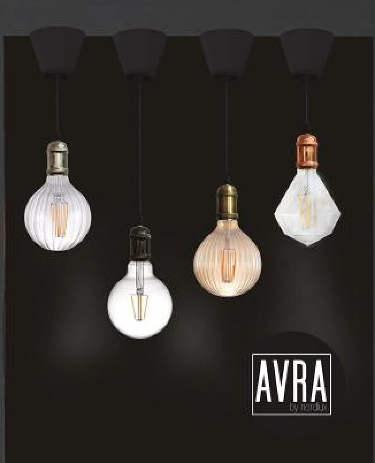 Nordlux Avra Suspension, Copper, E27, Gold, 7.5 x diameter 5Cm - Image 4