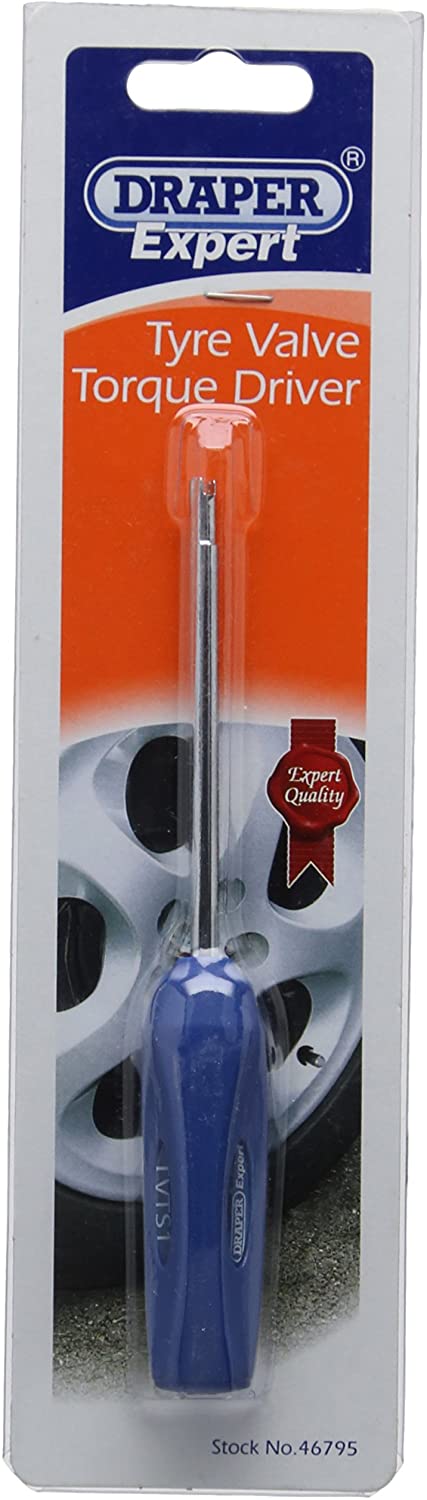 Draper 46795 Expert Tyre Valve Torque Driver , Blue