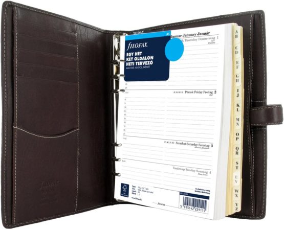 Filofax A5 Holborn Brown Organiser - Image 4