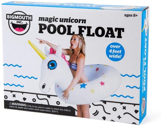 BigMouth Inc Giant Unicorn Pool Float, 4 Feet Tall, Fade Resistant Vinyl, Fun Water Toy - Image 2