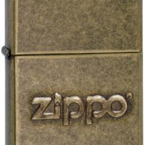 Zippo Stamp Regular Lighter - Antique Brass