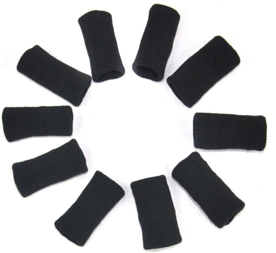 TRIXES 10x Finger Protector Sleeve, Arthritis Stretchy Support Sports Aid - Basketball Finger Guard - Image 2
