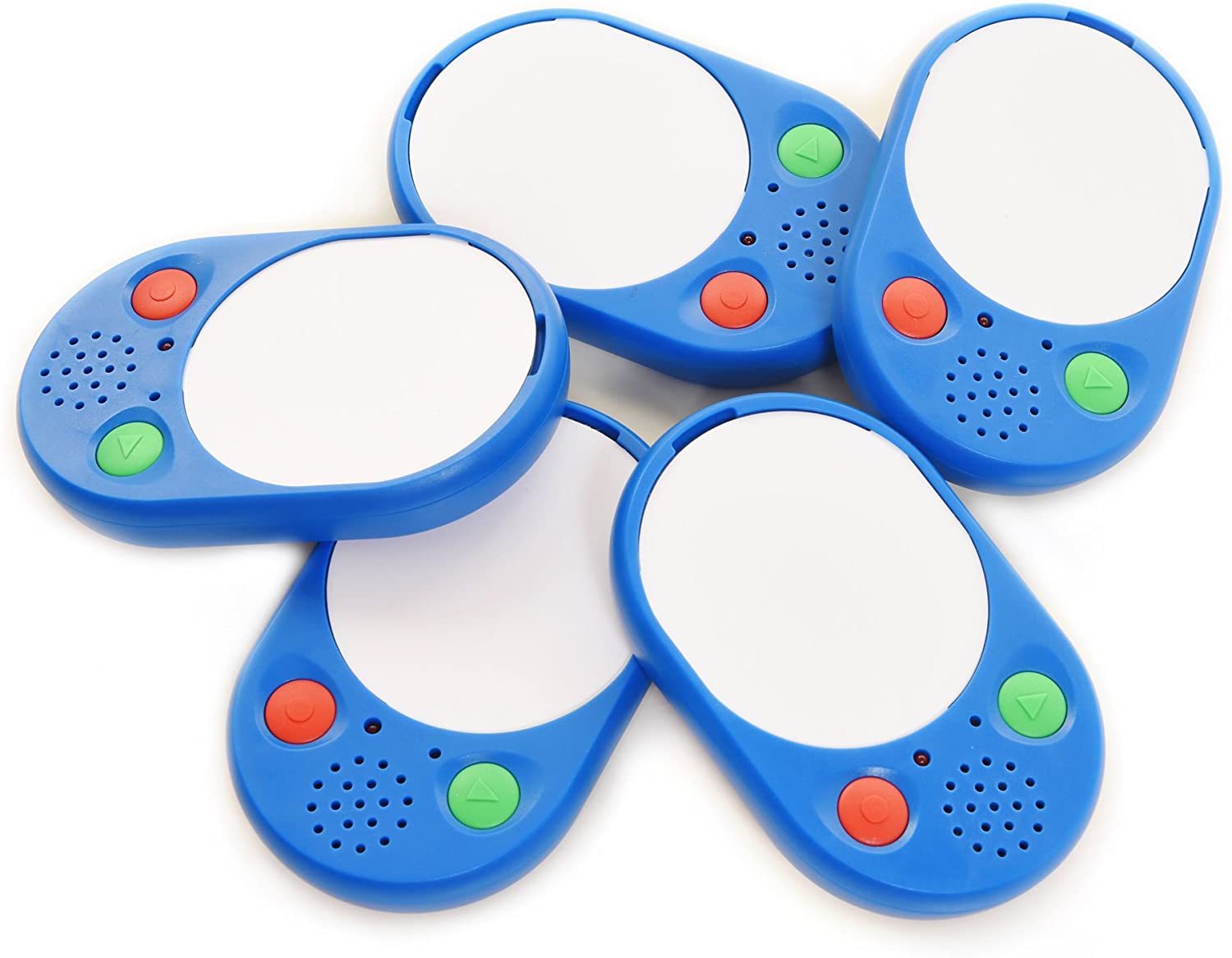 Talking Products, Voice Pads, Voice Recorders, 40 Seconds Recording, Pack of 5