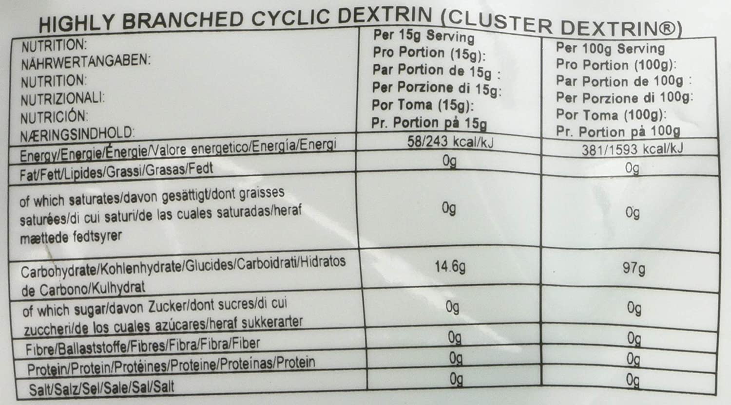 Bulk Highly Branched Cyclic Dextrin Powder, 500 g, Packaging May Vary, Chocolate, Strawberry, 500 g (Pack of 1) - Image 2