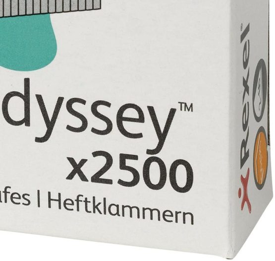 Rexel Odyssey Heavy Duty Staples, For Stapling up to 60 Sheets, Use with the Rexel Odyssey Stapler, Box of 2500, 2100050 - Image 2