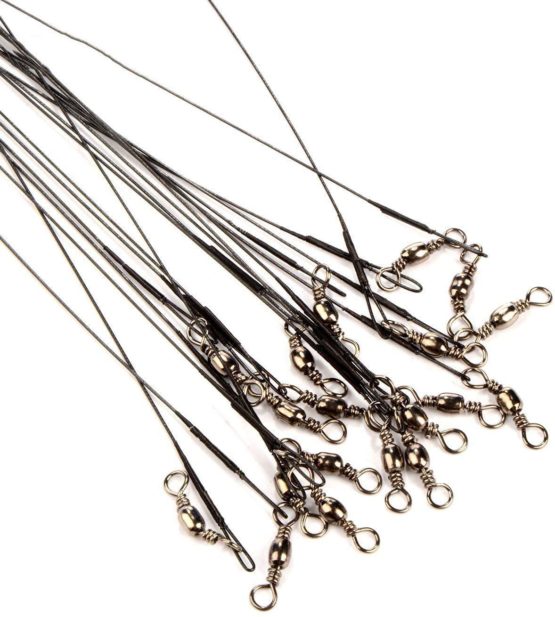 Fishing Wire Trace Leaders,Saim Stainless Steel Fishing Wire Trace Leaderstraces For Pike Zander Perch 16/26/31CM,72 Pcs - Image 3