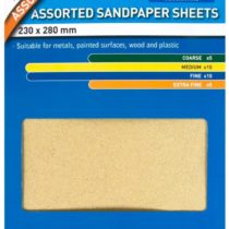 Blue Spot 19850 Assorted Sandpaper (30 Pieces)
