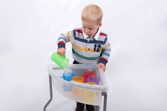 TickiT 73103 Translucent Colour Jug Set, 77 mm Dia, 6 Pieces, Translucent - Image 3