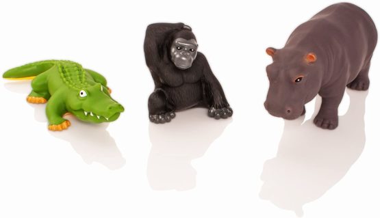 Learning Minds Set of 8 Jumbo Jungle Animal Figures - Zoo Animals For 1, 2, 3 Year Olds - Toy Animals For Kids Age 18 Months + - Image 4