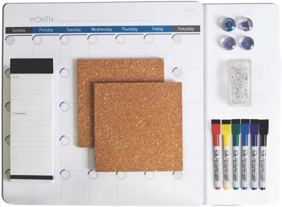 Nobo Communication Centre Calendar Planner and Whiteboard Value Pack, 1903775
