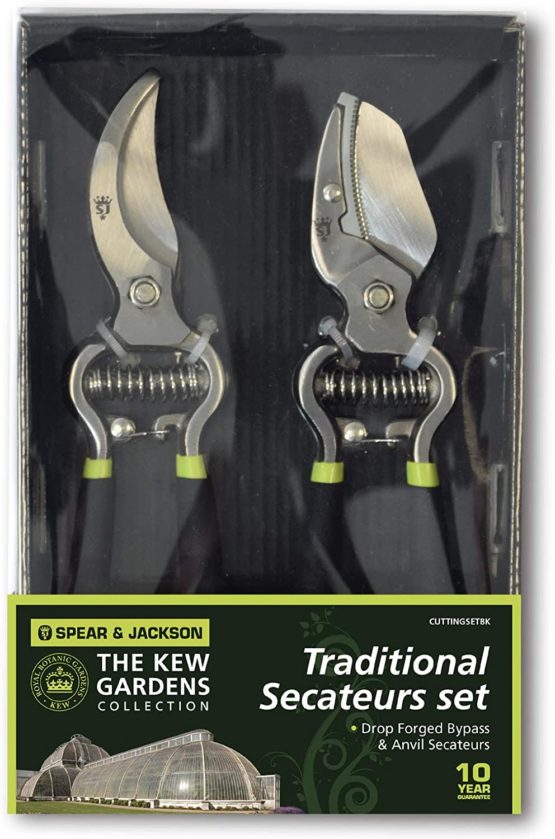 Spear & Jackson CUTTINGSET8K Kew Gardens Collection Secateurs Set, Multi-Colour - Image 2