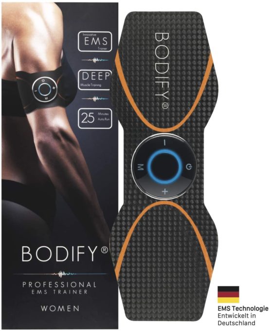 Bodify® EMS Arm & Leg Trainer for targeted Muscle Stimulation! - Arm Trainer for Men & Women - Arm Shaping Device – Electric Body Workout for Weight loss – Integrated Massage The ORIGINAL