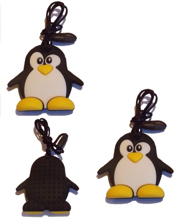 ChuChumz Chewelry Sensory Chews for Children with Autism ADHD Who Need to Chew Bite or Fidget Penguin Chewy Necklace Aids Concentration Safe Stop Biting Toys That Work - Image 3