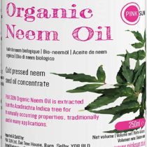 Pure Organic Neem Oil 250ml (or Select 1 Litre) Cold Pressed Unrefined Virgin Concentrate - Natural for Plants and Pets Horses Dogs Skin and Hair Care PINK SUN