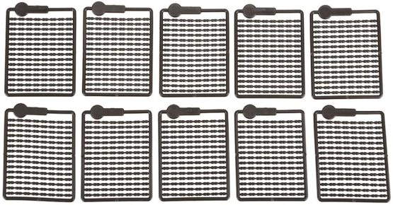 VGEBY 10Pcs Boilie Hair Stops Carp ABS Bait Stop Boilie Stop Fishing Carp Terminal Tackle