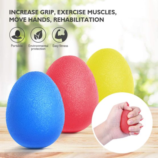 Peradix Hand Exercise Stress Relief Balls, Hand Grip Strengthener balls