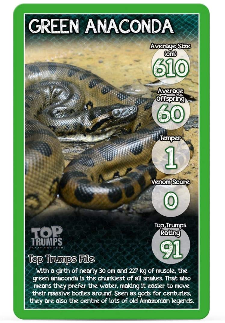 Top Trumps - Snakes - Classics, Multicolor - Image 3
