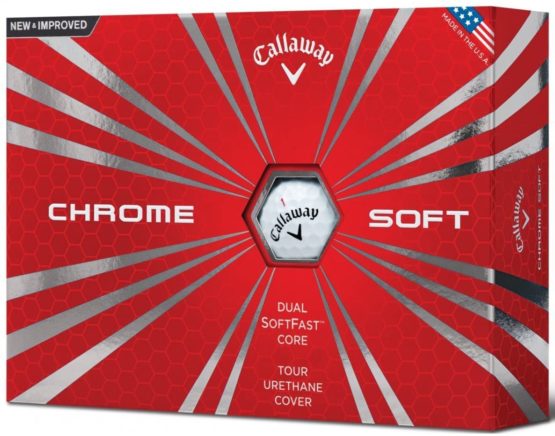 Callaway Chrome Soft Golf Balls - Pack of 12 (2016 Version)