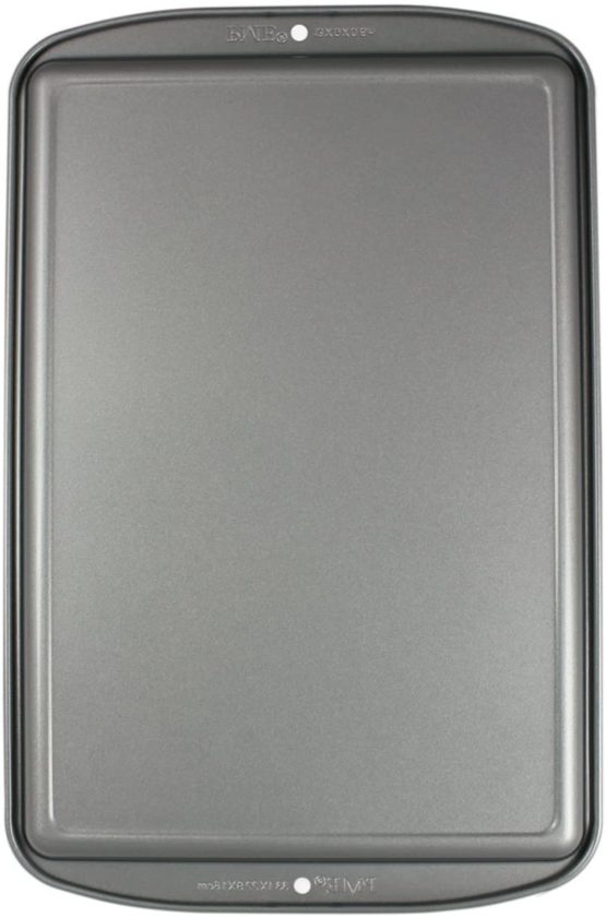 PME Carbon Steel Non-Stick Medium Cookie Sheet 15 x 10-Inch, Grey - Image 3