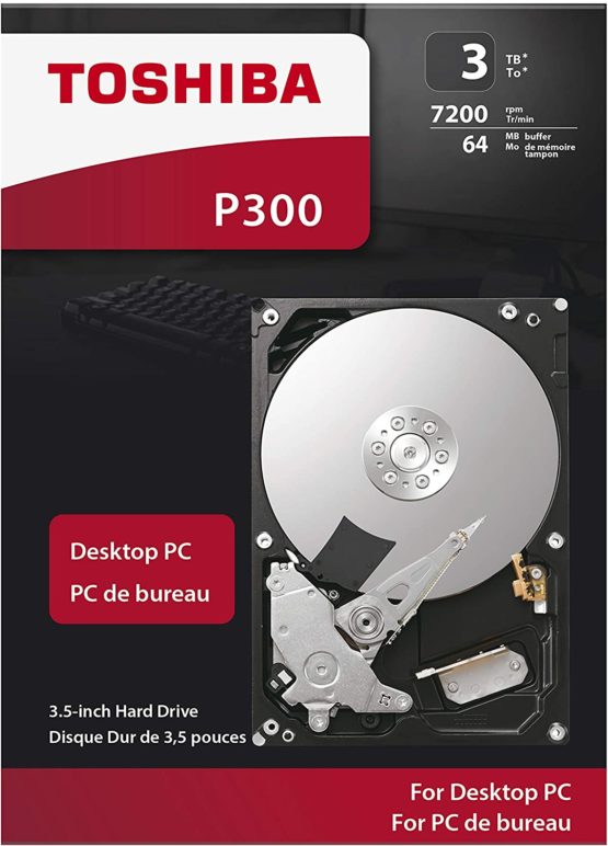 Toshiba P300 3 TB 7200RPM 3.5 Inch SATA HDD - Image 4