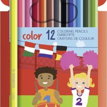 Colouring Pencil - STABILO color Wallet of 12 Assorted Colours Including 2 Neon