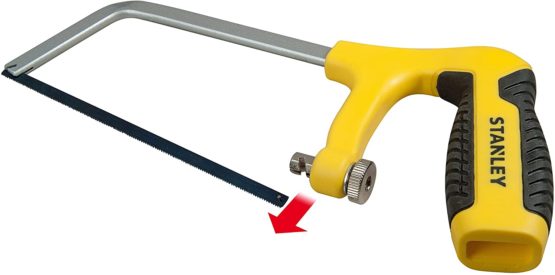 Stanley 1-15-317 Mini Hacksaw with Pistol Grip, Black/Silver, 152 mm - Image 4