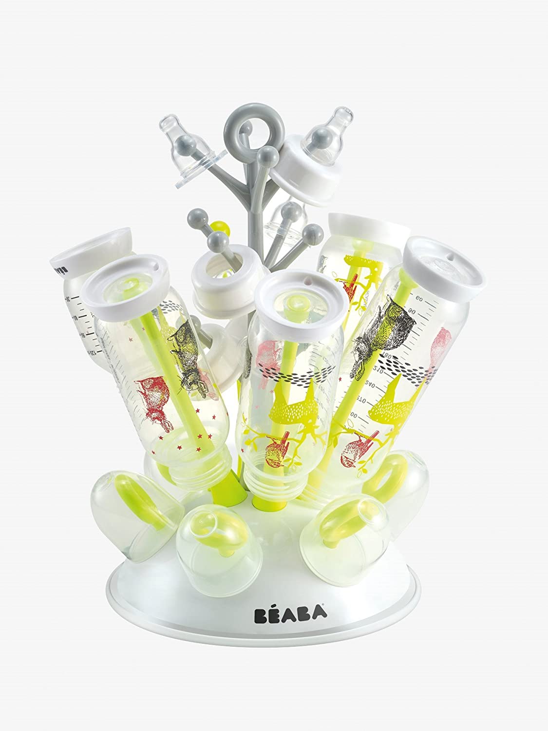 Beaba Tree Bottle Drying Rack Neon - Image 2