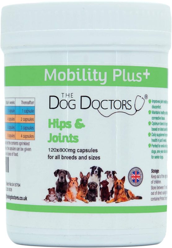The Dog Doctors Mobility Plus Hips And Joints Aid Supplements With Glucosamine And Chondroitin For Dogs That Are Suitable For All Breeds And Sizes - 120 Capsules - Cruelty Free & Proudly Made in UK! - Image 2