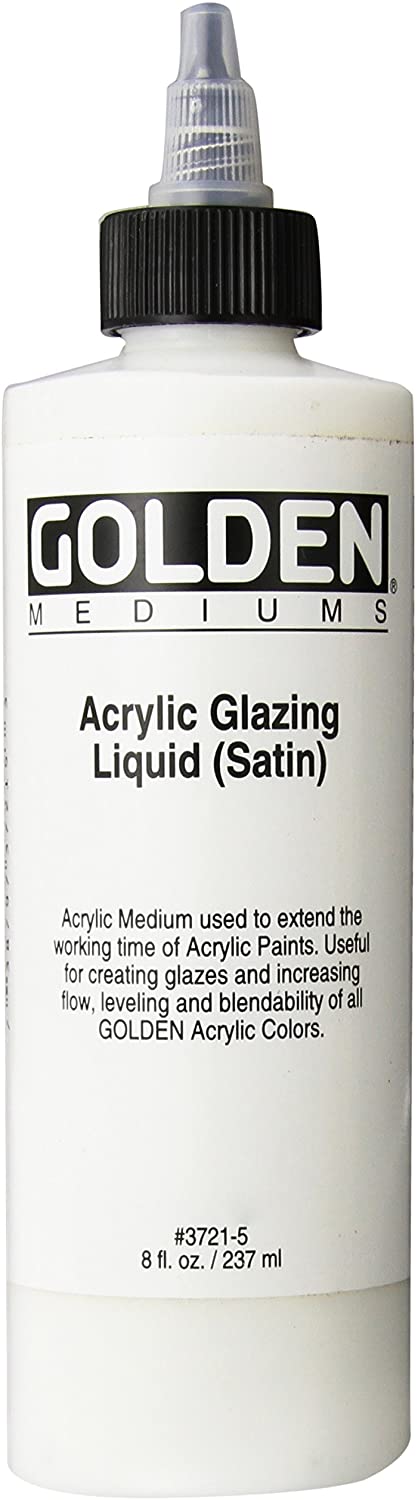 Golden Acrylic Satin Glazing Liquid, 237 ml (Pack of 1)