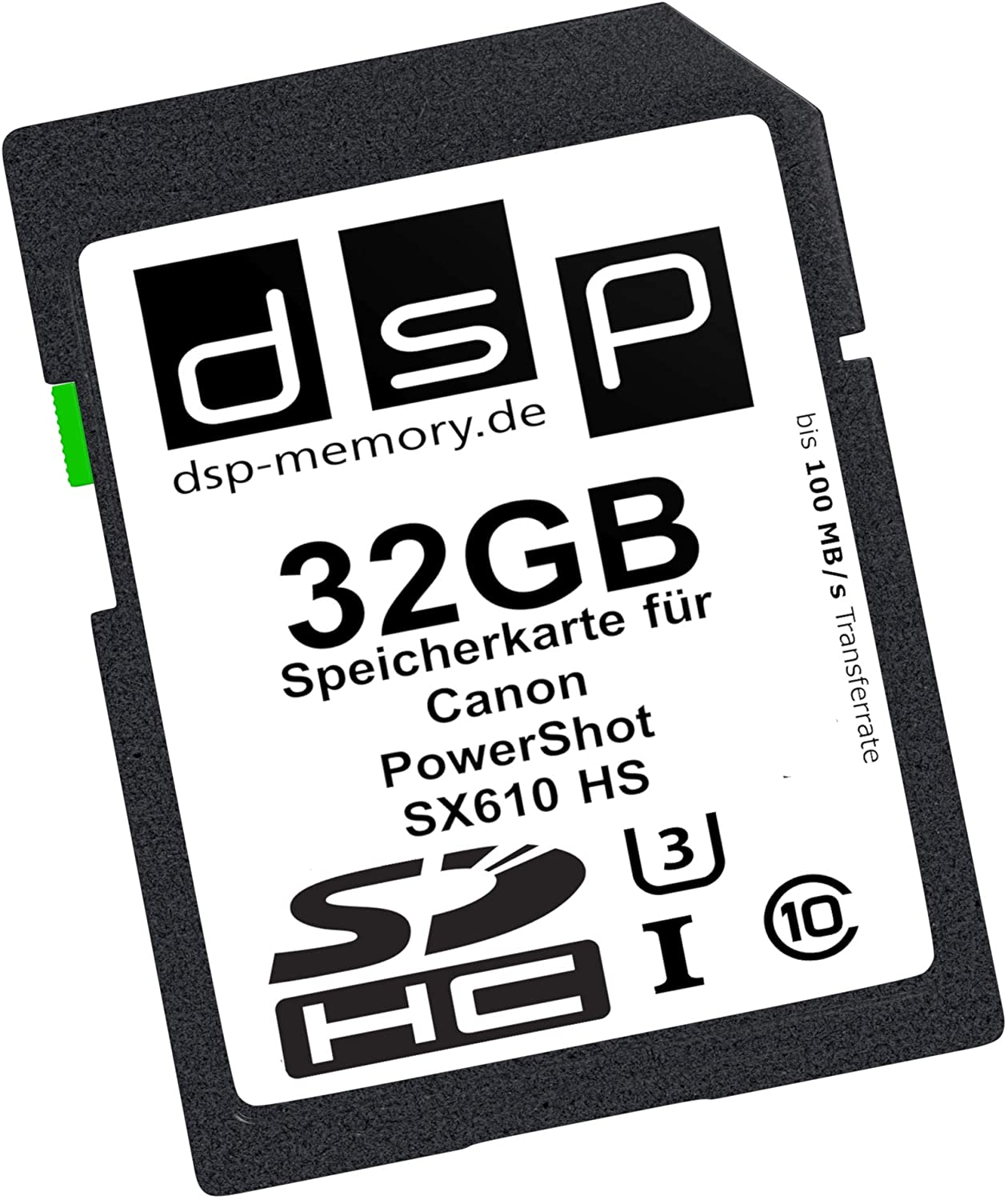32GB Ultra Highspeed Speicherkarte für Canon PowerShot SX610 HS Digitalkamera, schwarz/blau - Image 4