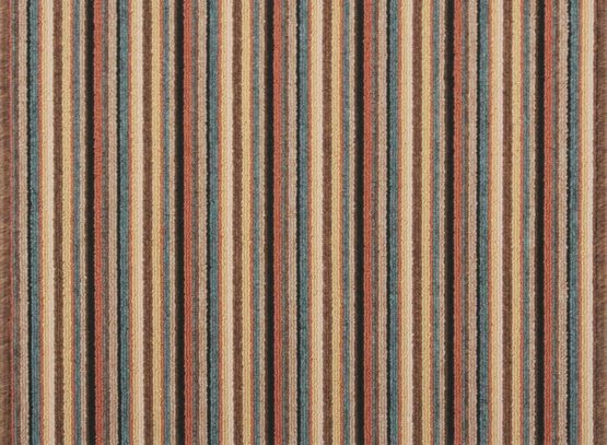 Dandy by William Armes, Ios Stripe Indoor Washable Rug, Brown, 100 x 67 - Image 4
